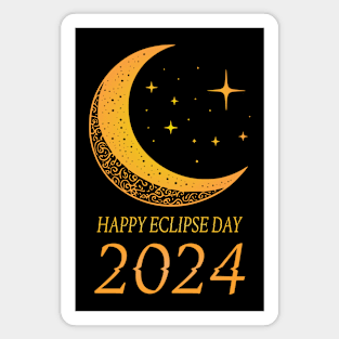 HAPPY ECLIPSE DAY 2024 Magnet